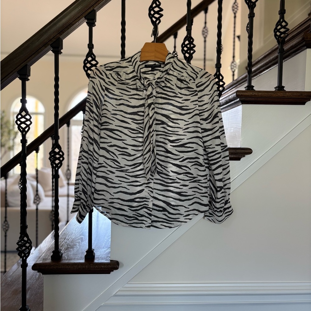 Banana Republic Zebra Print Women's Top